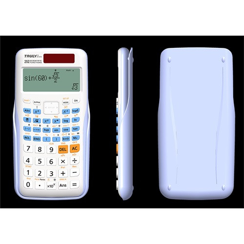 Számológép Truly SC187B tudományos számológép fehér (252 funkció)