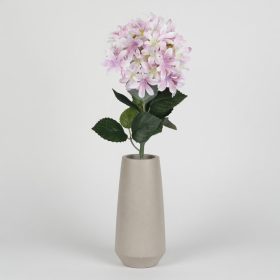   Hortenzia (Hydrangea) prémium dekorációs művirág szál 68cm, pink színű