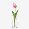 Tulipán dekorációs művirág szál 50cm, lila színű