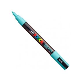   Dekormarker Uni Posca PC-3M 0.9-1.3 mm, kúpos, tengerzöld (aqua green P6)
