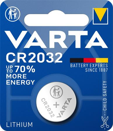 Varta lithium gombelem, 2032, CR2032, 1 db, VARTA