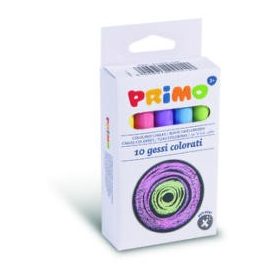   Primo Táblakréta pormentes, kerek színes, 10db-os (F014GC10R) 