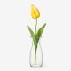 Tulipán dekorációs művirág szál 50cm, sárga színű