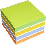   Öntapadós jegyzettömb Info Notes 75x75 mm 450 lapos intenzív színek (5654-52)