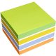 Öntapadós jegyzettömb Info Notes 75x75 mm 450 lapos intenzív színek (5654-52)