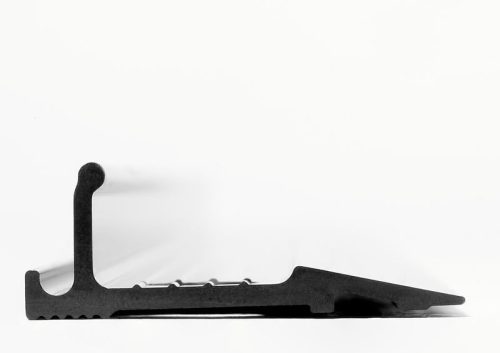 DAHLE 10683 fém vonalzó, 30 cm, fekete eloxált alumínium