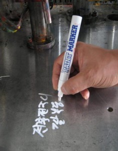 Lakkmarker Munhwa Industrial Paint Marker 2-4mm ezüst (Made in Korea)