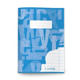 Füzet A5, 32lap, vonalas 12-32  3.osztályos PD School