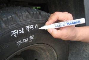 Lakkmarker Munhwa Industrial Paint Marker 2-4mm arany (Made in Korea)