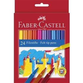   Filctoll készlet, Faber-Castell, 24 különböző szín/készlet