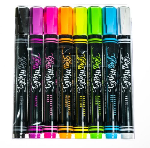 Krétamarker / üvegmarker Rystor RMG-1 1,8-2,5 mm UV lila folyékony kréta (szárazon törölhető)