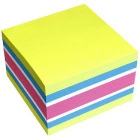   Öntapadós jegyzettömb Info Notes 75x75 mm 450 lapos intenzív színek (5654-51)