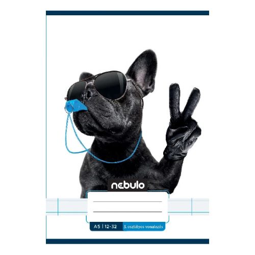 Füzet vonalas Nebulo A/5 32 lapos 12-32 3. osztályos Vagány minták