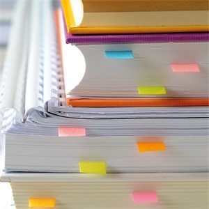 Oldaljelölő papír Info Notes 20x50mm 4x50 lapos neon vegyes színek (5670-89)