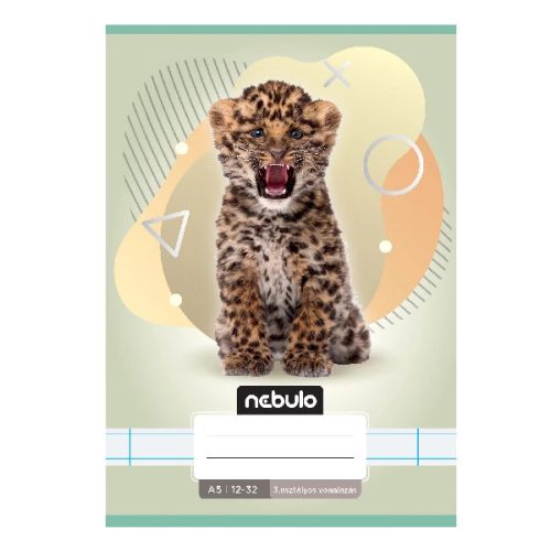 Füzet vonalas Nebulo A/5 32 lapos 12-32 3. osztályos Állatok