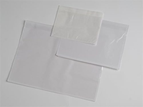 Okmánykísérő tasak / dokufix tasak, C6, öntapadós, 115x175 mm + 15 mm (110x160 mm belméret) 1000 db/doboz