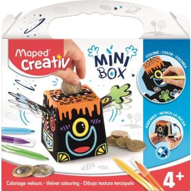   Pénzpersely készítő kreatív készségfejlesztő készlet, színezhető, MAPED CREATIV, Mini Box