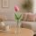 Tulipán dekorációs művirág szál 50cm, pink színű