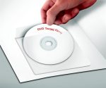   CD tartó zseb, öntapadó, 120x120 mm, Panta Plast 25db/csom 