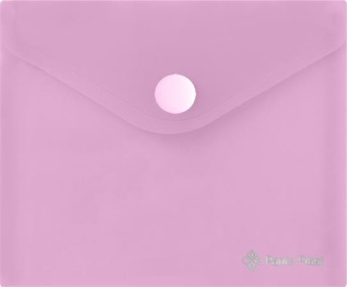 Irattartó tasak, A6, PP, patentos, Panta Plast, pasztell rózsaszín