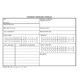 Fogászati gondozási törzslap tasak 200x154 mm A.3510-152