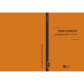   Szakrendelési gyógykezelési napló 100 lapos könyv A/4 álló A.3510-173/A