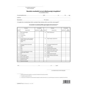   Beutaló munkaköri alkalmassági vizsgálatra szabadlap A/4 álló A.3510-217