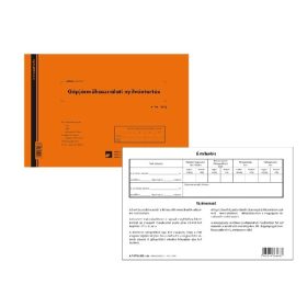   Gépjármű használati nyilvántartás 25 lapos tömb A/4 fekvő A.T.M-13/UJ