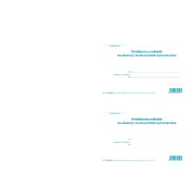   Eszközök munkahelyi nyilvántartása 11 tételes A/5 fekvő B.12-170/A