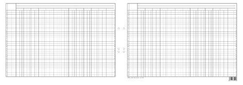 Könyvelési statisztikai gyüjtőív szabadlap 420x295 mm B.13-42