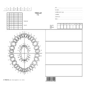   Iskolafogászati törzslap fiú szabadlap 247x230 mm C.3304-26