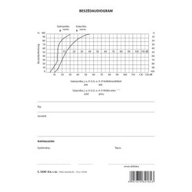 Fülészeti vizsgálati eredmény szabadlap A/5 C.3320-2/A