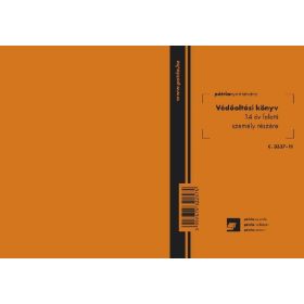   Védőoltási könyv 14 év feletti személy részére 8 lapos füzet C.3337-11