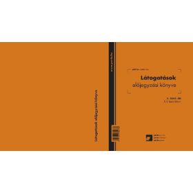   Látogatásokat előjegyző könyv 150 lapos 206x173 mm C.3341-20