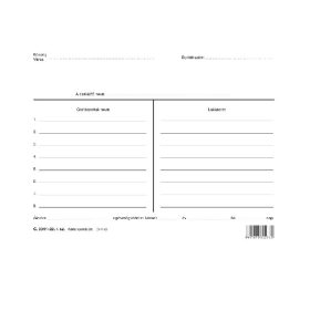 Gondozottak tasakja 220x160 mm C.3341-22