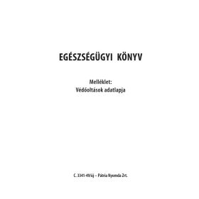 Egészségügyi könyv 123x170 mm C.3341-49/UJ