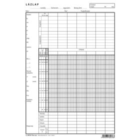 Lázlap A/3 fekvő C.3410-7