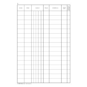   Soros (folyószámos) iktatókönyv 100 lapos A/4 álló C.5230-152/A