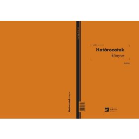 Határozatok könyve 200x290 mm D.3/UJ