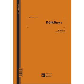 Kútkönyv 50x2 lapos tömb A/4 álló D.AKOV.7