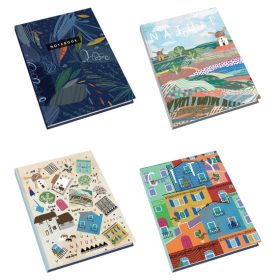   Beíró A/6 96 lapos, keményfedeles vonalas mintás borítóval Petit Plus