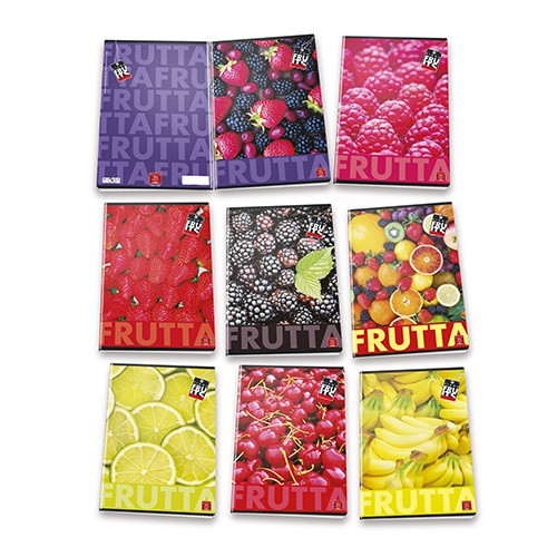 Füzet Pigna A/4 42 lap Fruits kockás