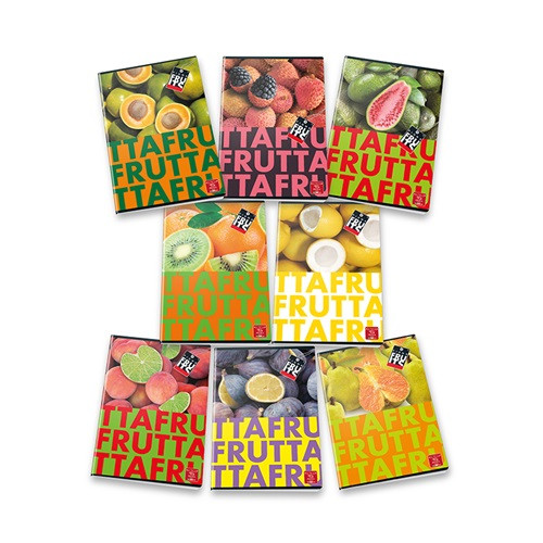 Füzet Pigna A/5 42 lap Fruits sima 228813BI/0231421BI