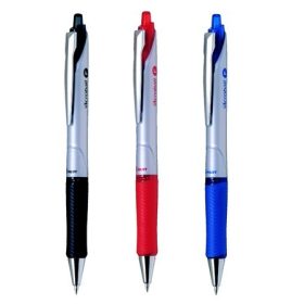   Golyóstoll, 0,28 mm, fém klip, Pilot Acroball piros (BPAB-25F-R)