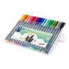 Tűfilc készlet, 0,3 mm, STAEDTLER Triplus fineliner 334, 20 különböző szín