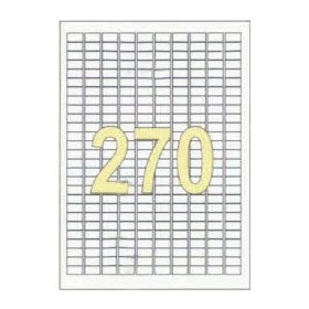   Etikett címke univerzális 17,8X10 mm 270 db/ív, 27000 db/csomag