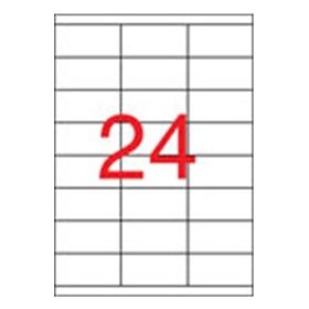   Etikett címke univerzális 70X35 mm 24 db/ív, 2400 db/csomag