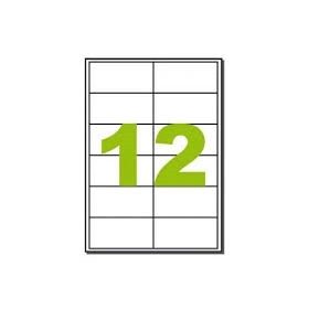   Etikett címke univerzális 97X42,3 mm 12 db/ív, 1200 db/csomag