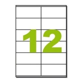   Etikett címke univerzális 105X48 mm 12 db/ív, 1200 db/csomag