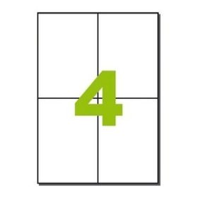   Etikett címke univerzális 105X148  mm 4 db/ív, 400 db/csomag